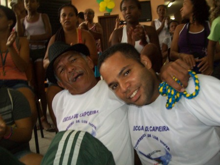 Mestre Carlinhos Canabrava e Tony Ramos da Bahia